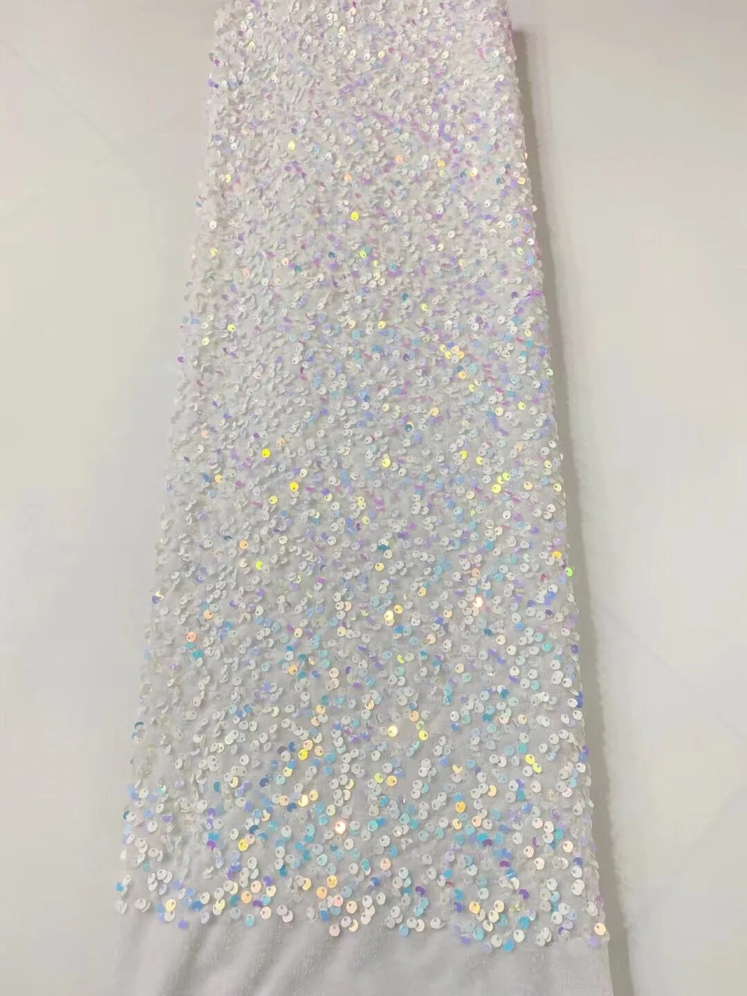 5 YARDS / 38 COLORS / Kamilia Beaded Embroidery Glitter Mesh Lace  Party Prom Bridal Dress Fabric