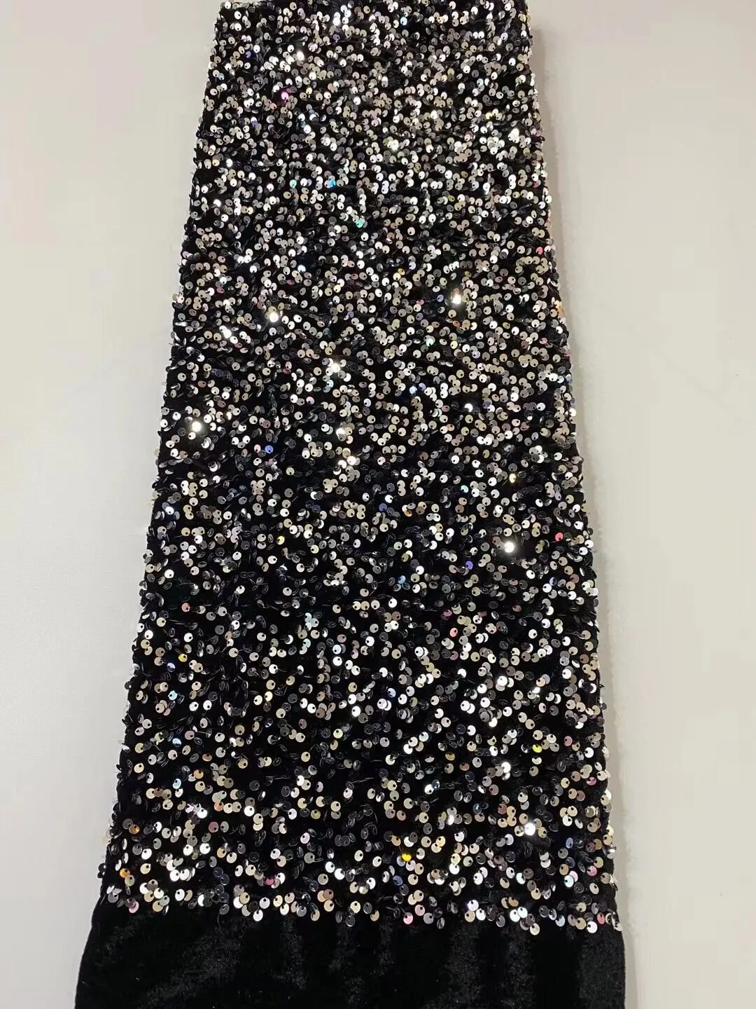 5 YARDS / 38 COLORS / Kamilia Beaded Embroidery Glitter Mesh Lace  Party Prom Bridal Dress Fabric