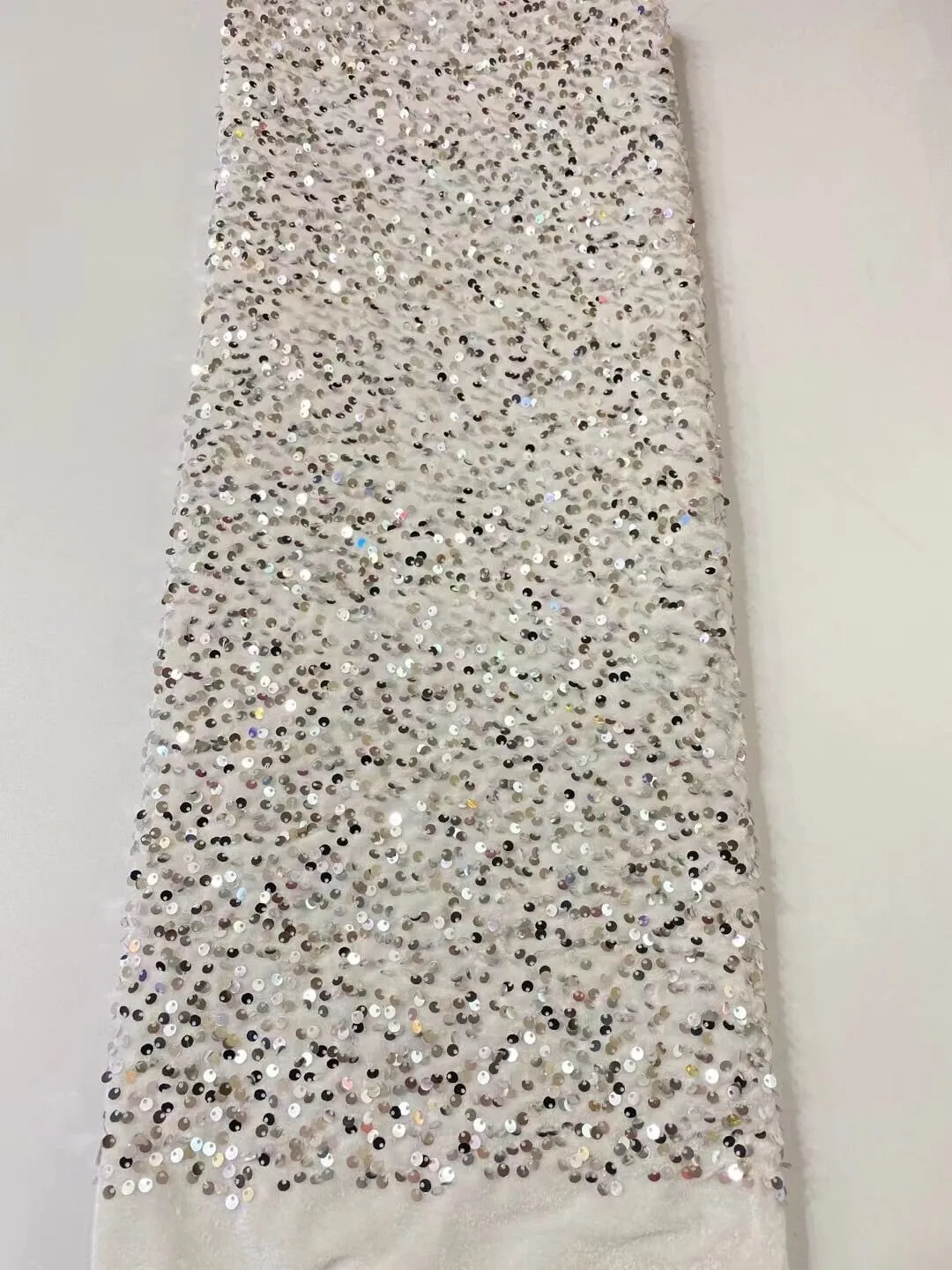 5 YARDS / 38 COLORS / Kamilia Beaded Embroidery Glitter Mesh Lace  Party Prom Bridal Dress Fabric