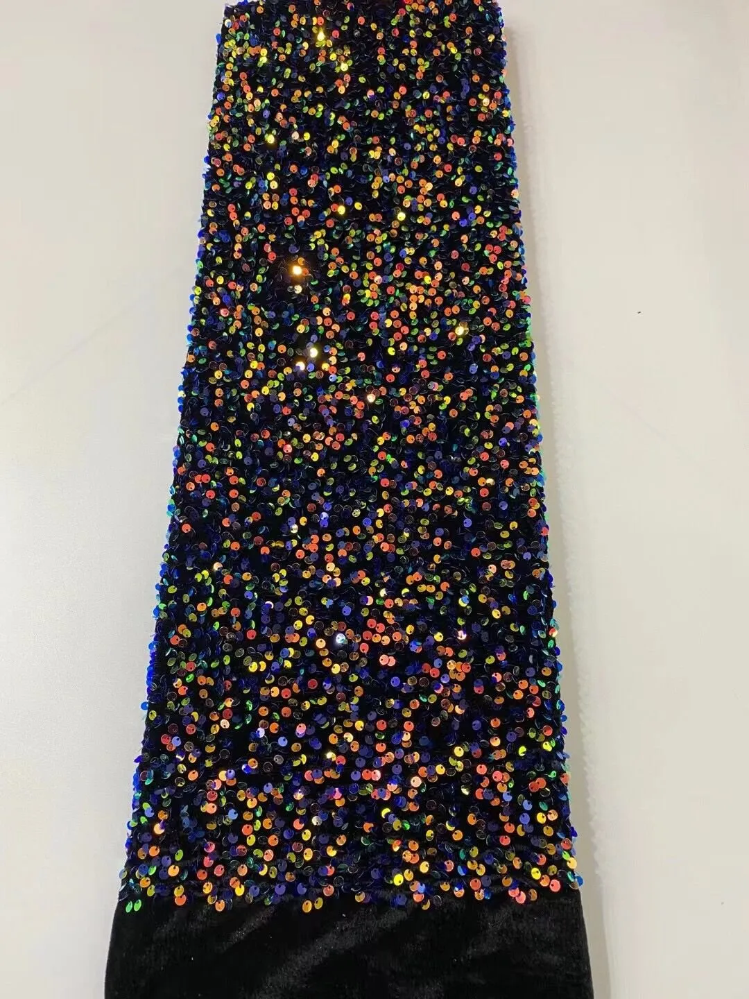 5 YARDS / 38 COLORS / Kamilia Beaded Embroidery Glitter Mesh Lace  Party Prom Bridal Dress Fabric