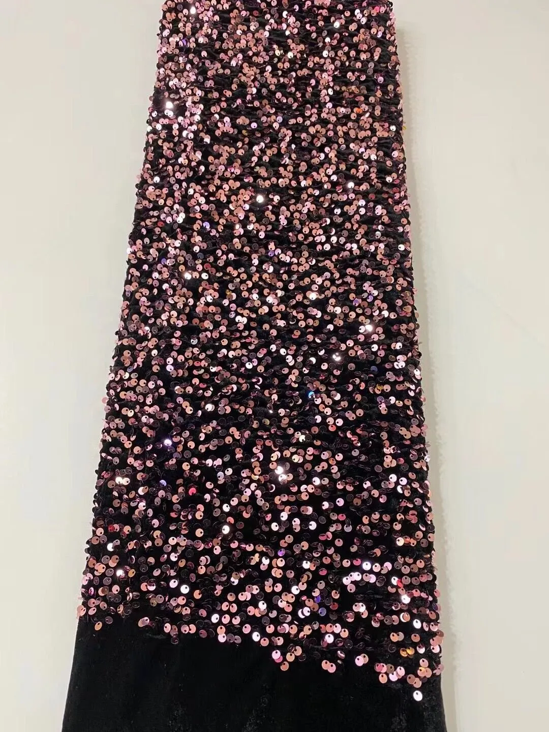 5 YARDS / 38 COLORS / Kamilia Beaded Embroidery Glitter Mesh Lace  Party Prom Bridal Dress Fabric