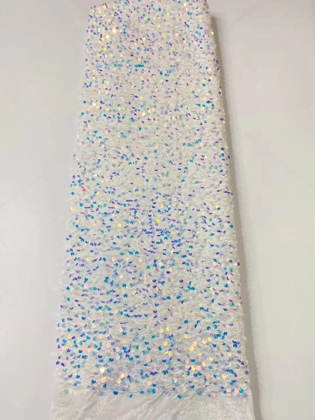 5 YARDS / 38 COLORS / Kamilia Beaded Embroidery Glitter Mesh Lace  Party Prom Bridal Dress Fabric