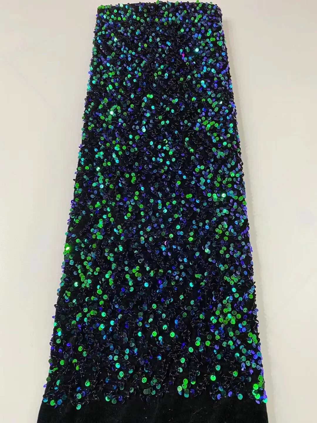 5 YARDS / 38 COLORS / Kamilia Beaded Embroidery Glitter Mesh Lace  Party Prom Bridal Dress Fabric
