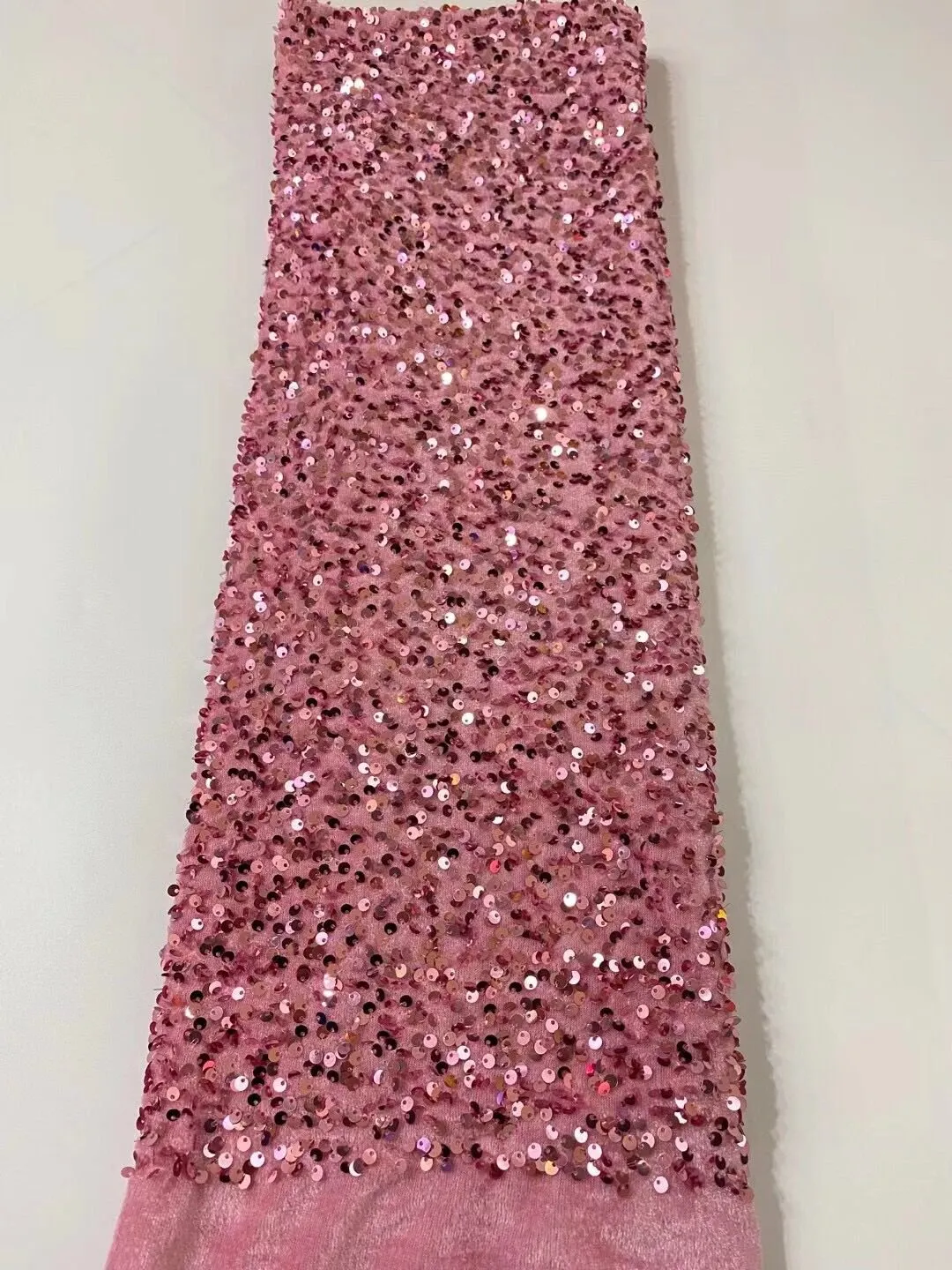 5 YARDS / 38 COLORS / Kamilia Beaded Embroidery Glitter Mesh Lace  Party Prom Bridal Dress Fabric