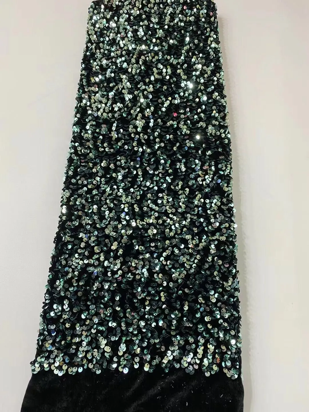 5 YARDS / 38 COLORS / Kamilia Beaded Embroidery Glitter Mesh Lace  Party Prom Bridal Dress Fabric