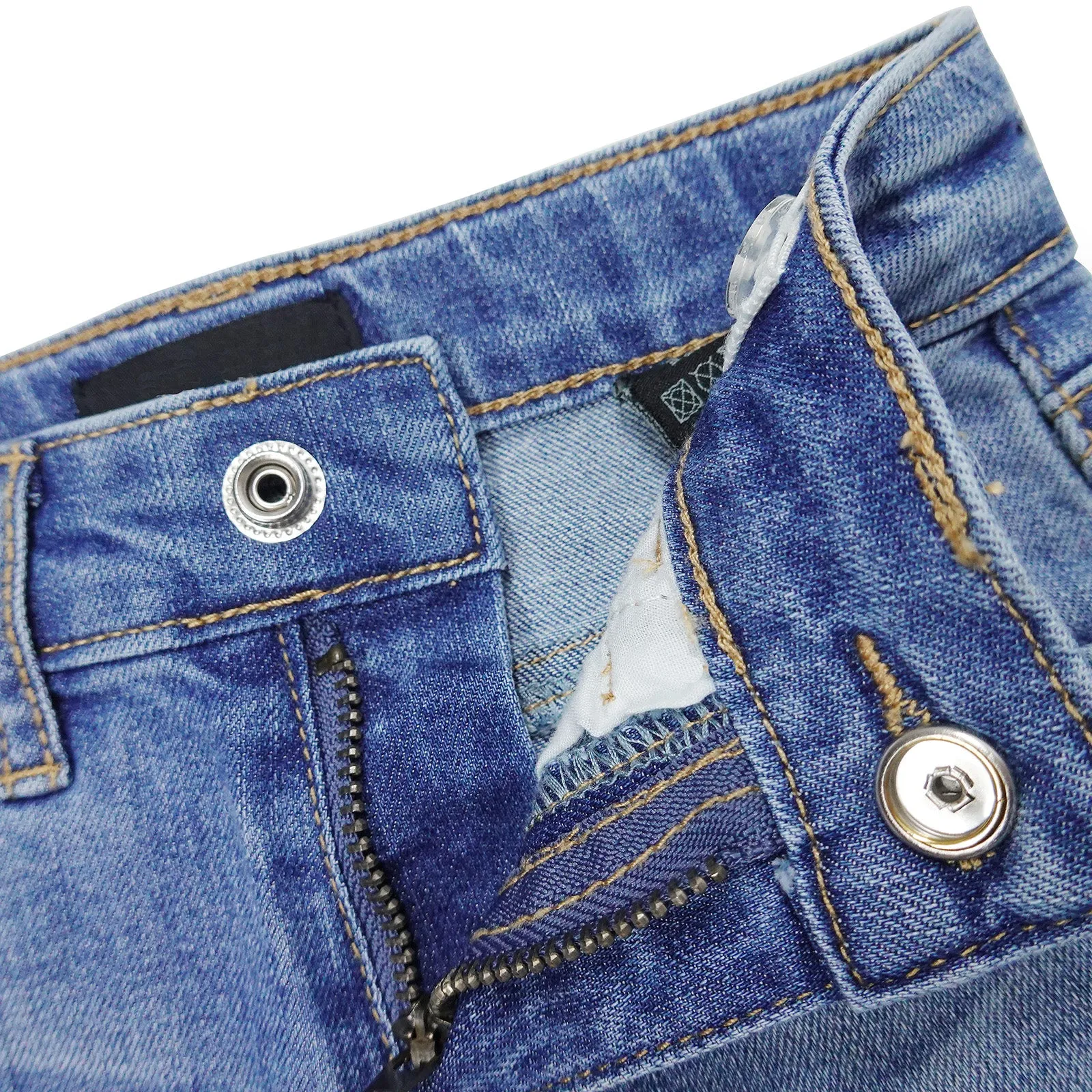 Baby Little Girl Jeans Simple Design Wide Leg Flared Hem Denim Pants