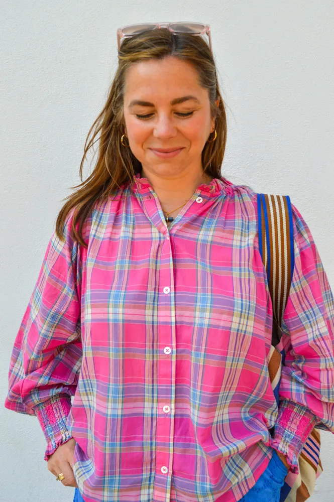 Bellerose Cassis Check A Blouse