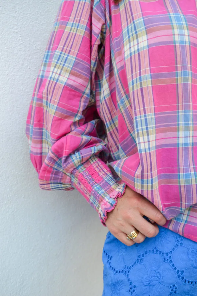 Bellerose Cassis Check A Blouse