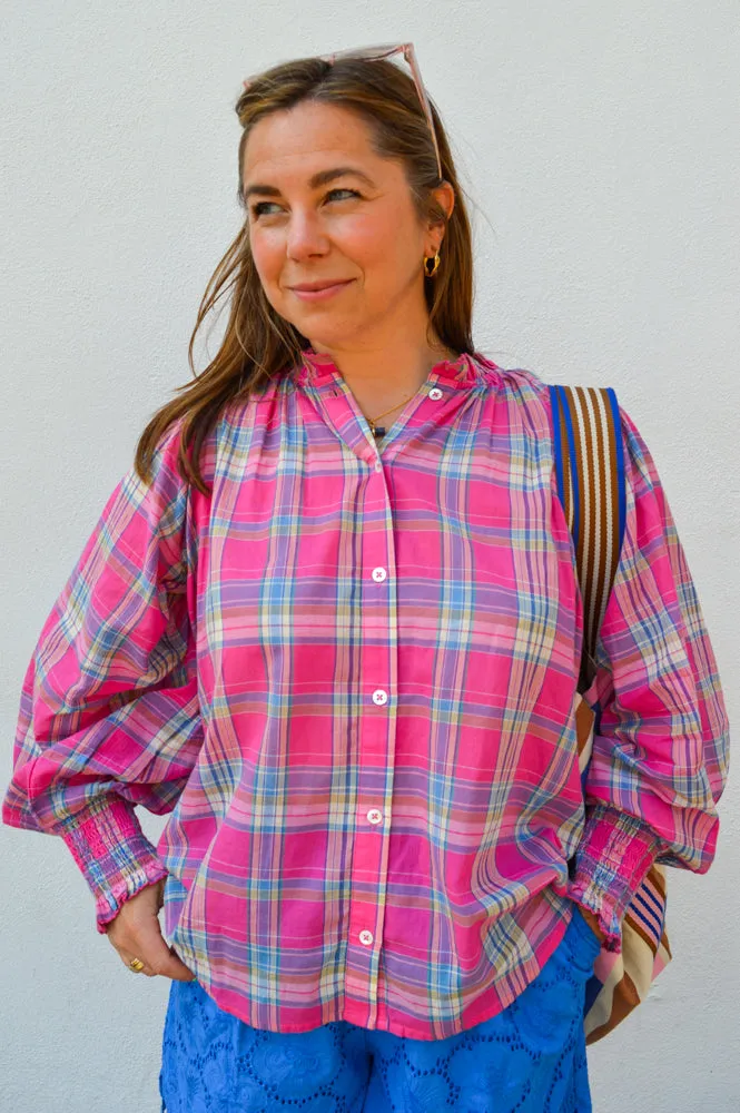 Bellerose Cassis Check A Blouse