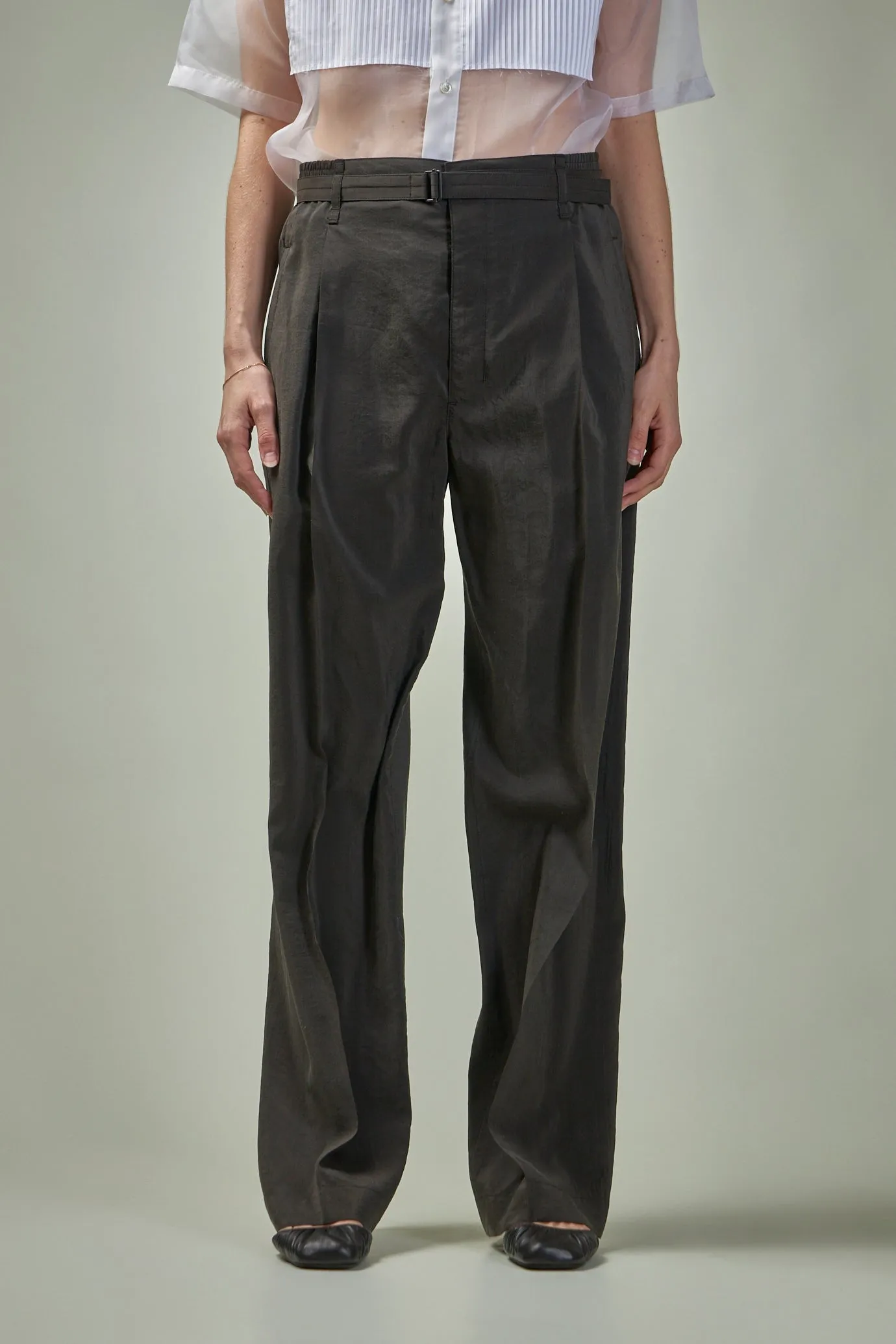 Belted Relaxed Pants