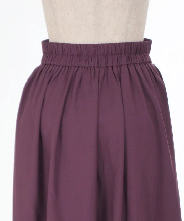 Bicolor Irregular Hem Skirt