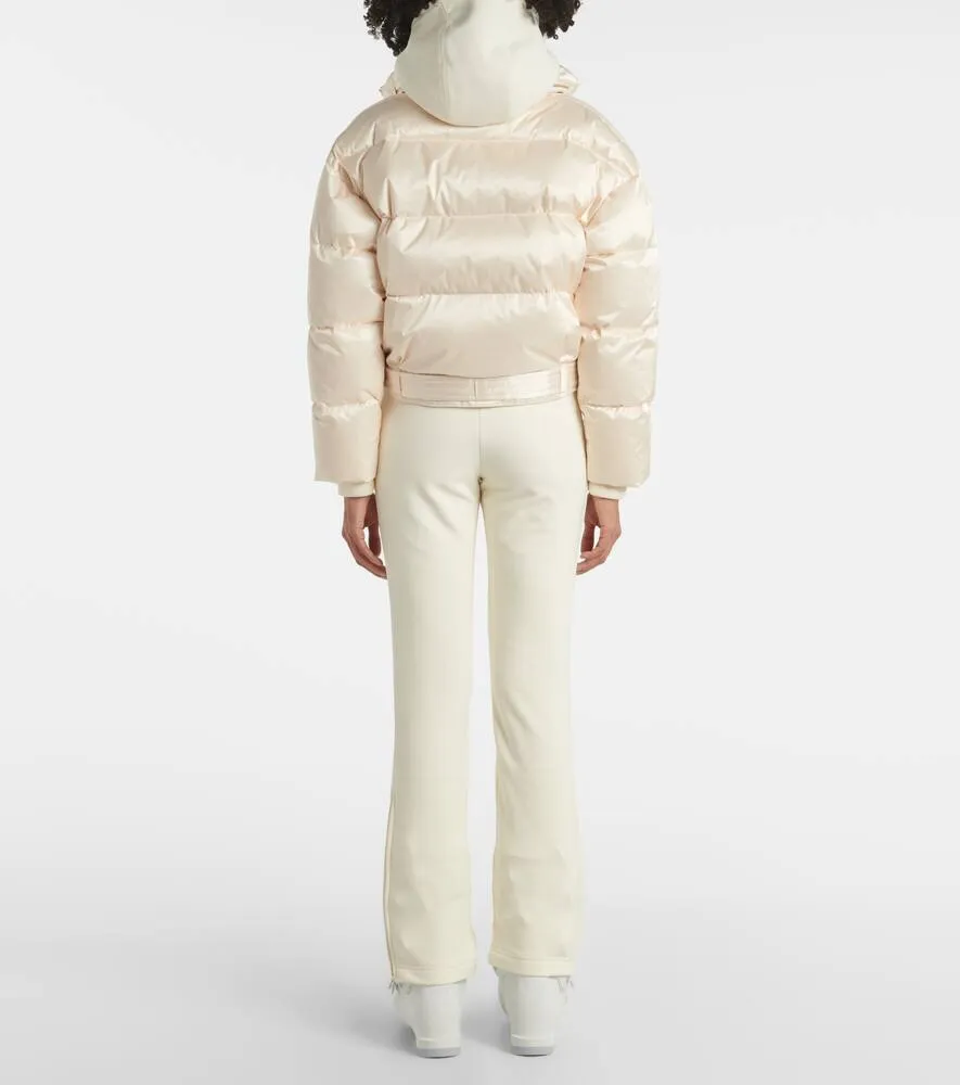 Bogner Aya ski suit and down jacket set