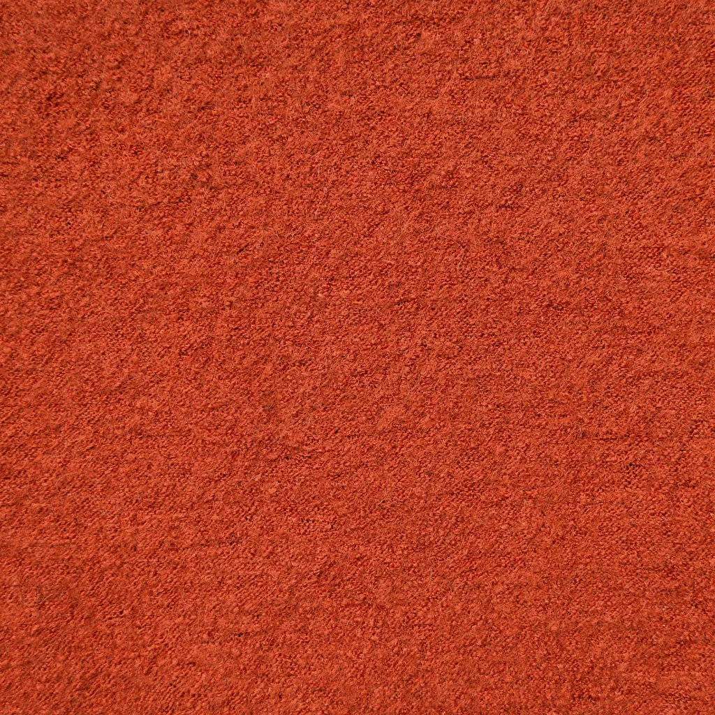Boiled Wool Blend Coating Paprika SY