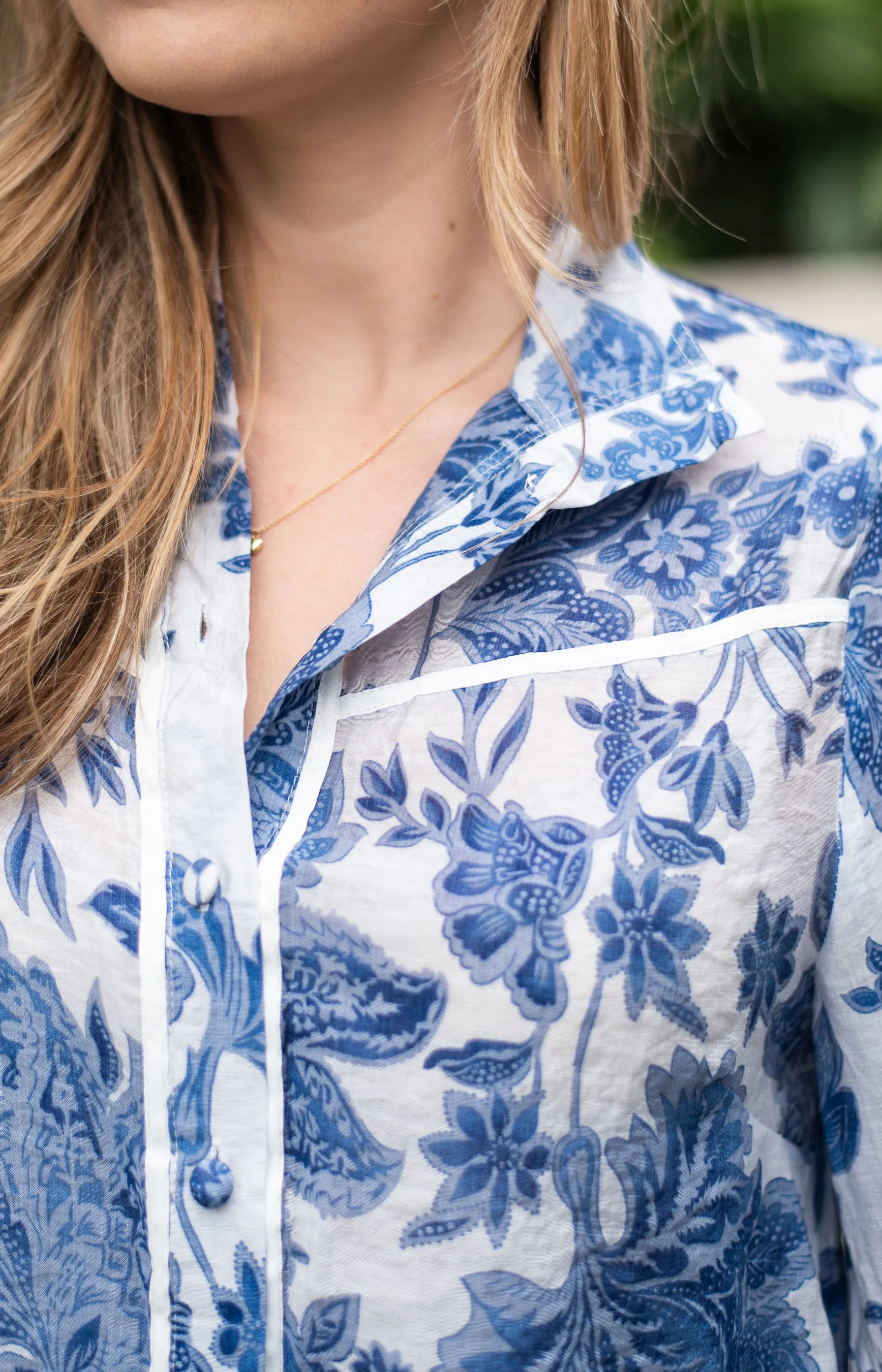 Camille Blouse | Blue