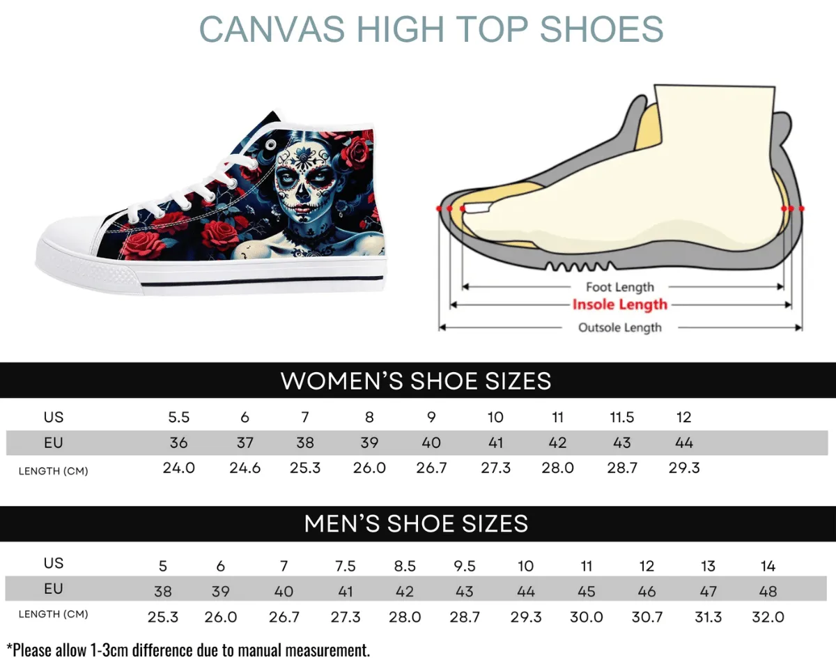 Day O Dead High Tops