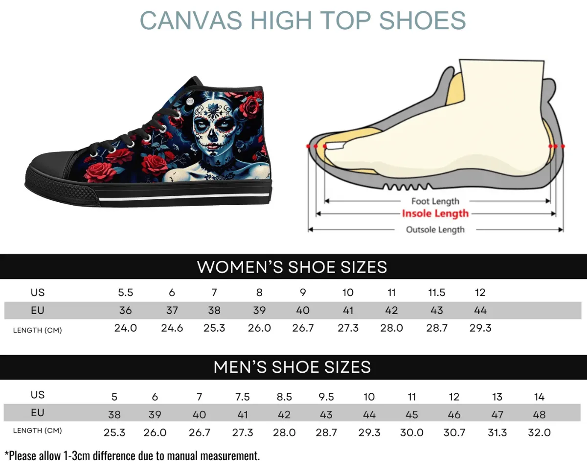 Day O Dead High Tops