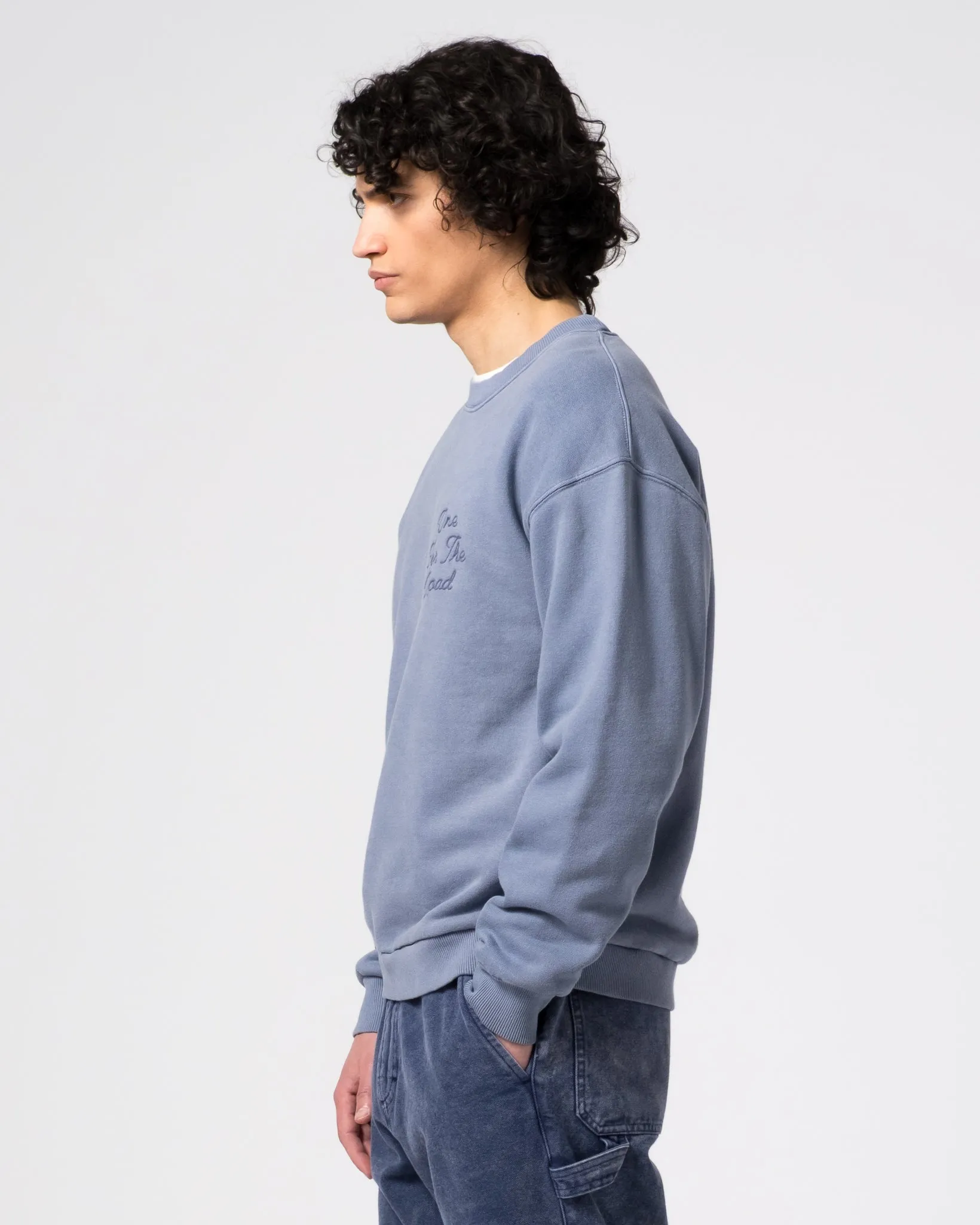 Detroit Sweater Basic Fleece Riviera Blue