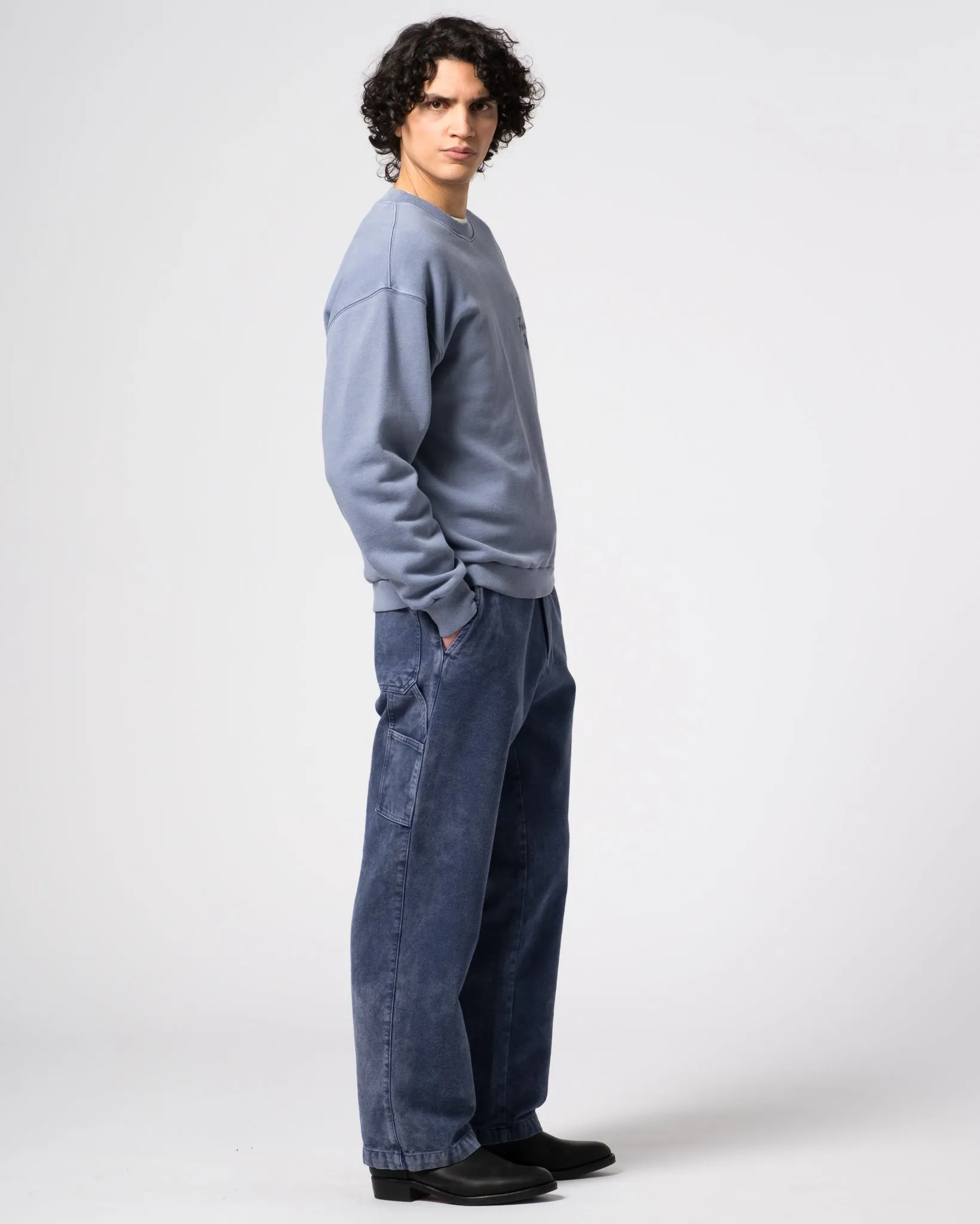 Detroit Sweater Basic Fleece Riviera Blue