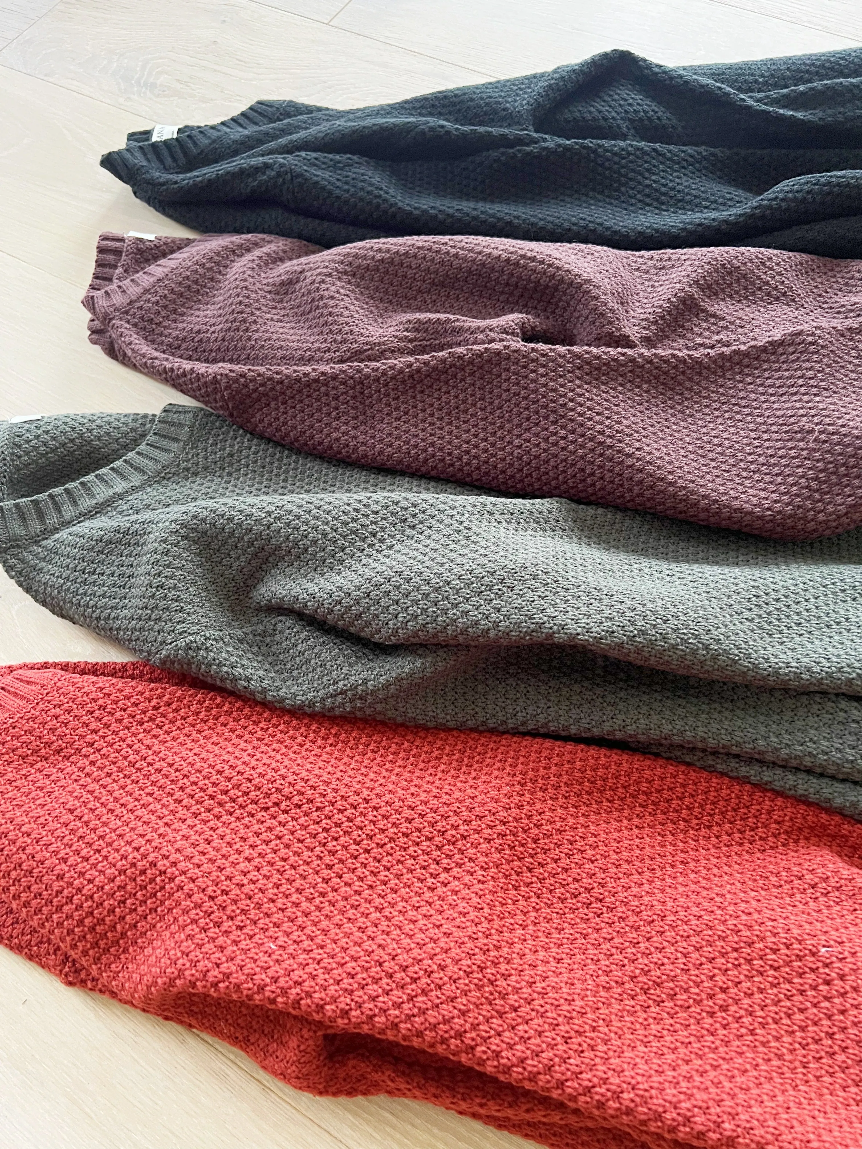 **Doorbuster** Keep It Cool Round Neck Sweater (Multiple Colors)