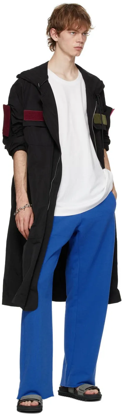 Dries Van Noten Blue Relaxed Lounge Pants