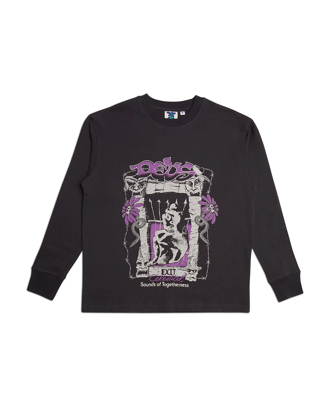 Embrace Long Sleeve Tee - Anthracite