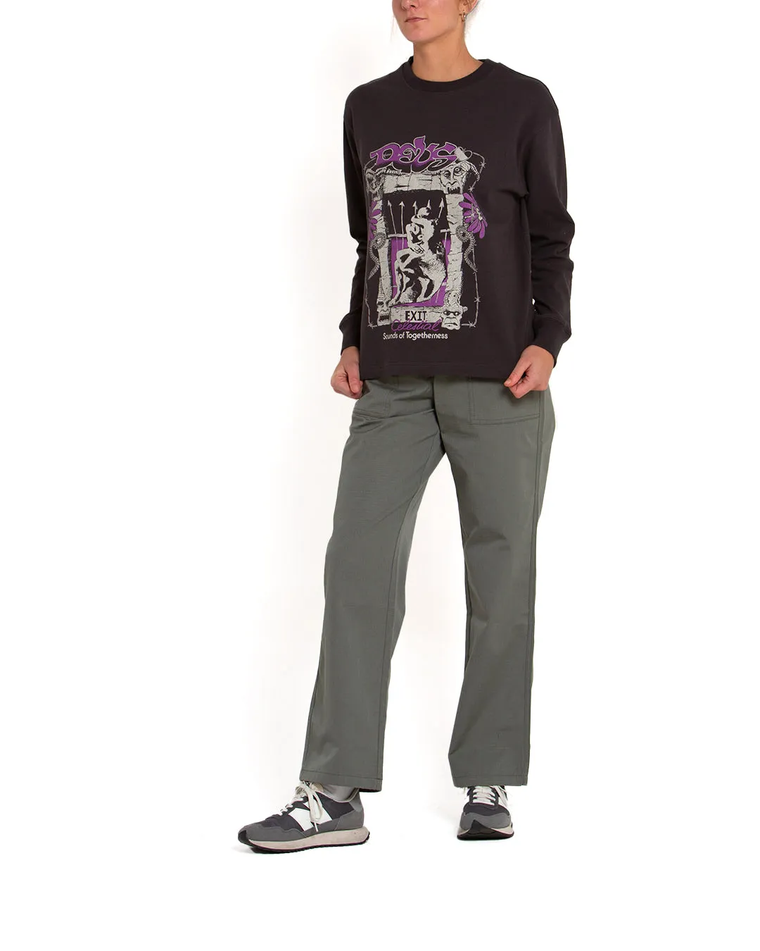 Embrace Long Sleeve Tee - Anthracite