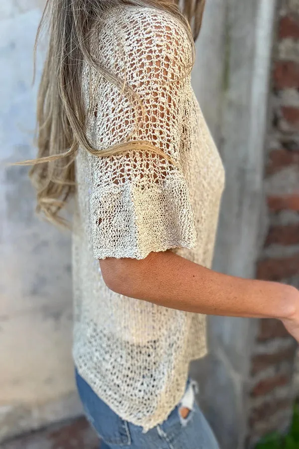 EMILY  LIGHTWEIGHT KNITTED BUTTON CARDIGAN 