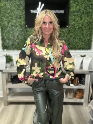 Faux Leather Cargo Pants Made In Italy