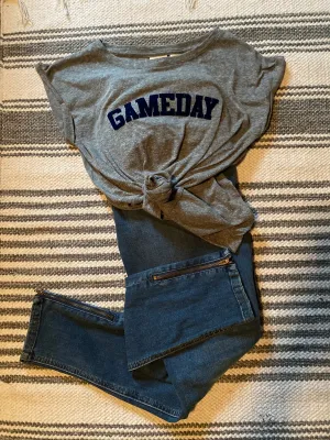 Game Day Graphic Tee(Gray)