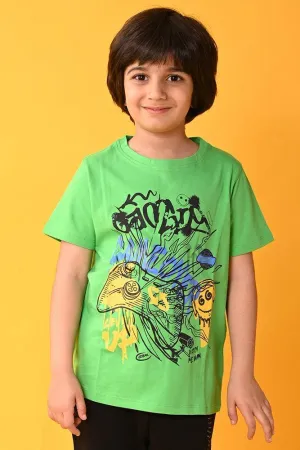 GAMING SHORT SLEEVE T-SHIRT - GREEN