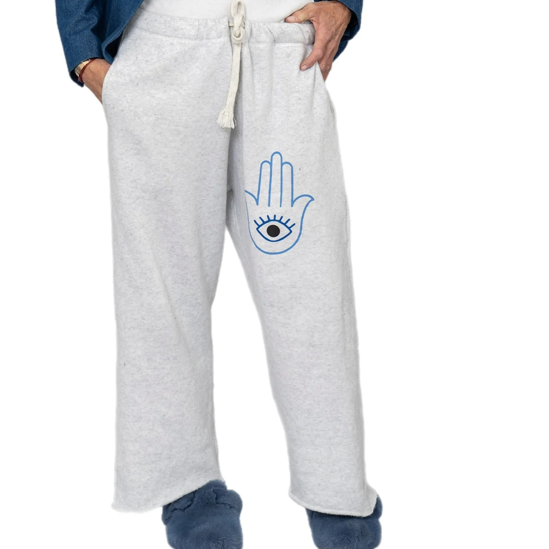 Hamsah Eye Boyfriend Relaxed Pants