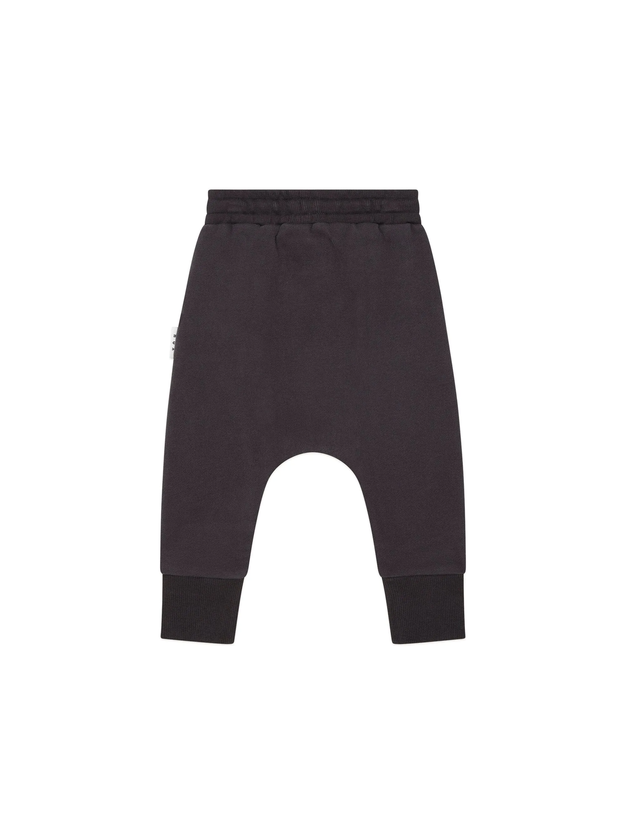 Huxbaby - Soft Black Drop Crotch Pant - HB6374W25