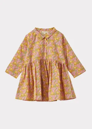 LEMON BALM TOP CHILD - PINK/YELLOW