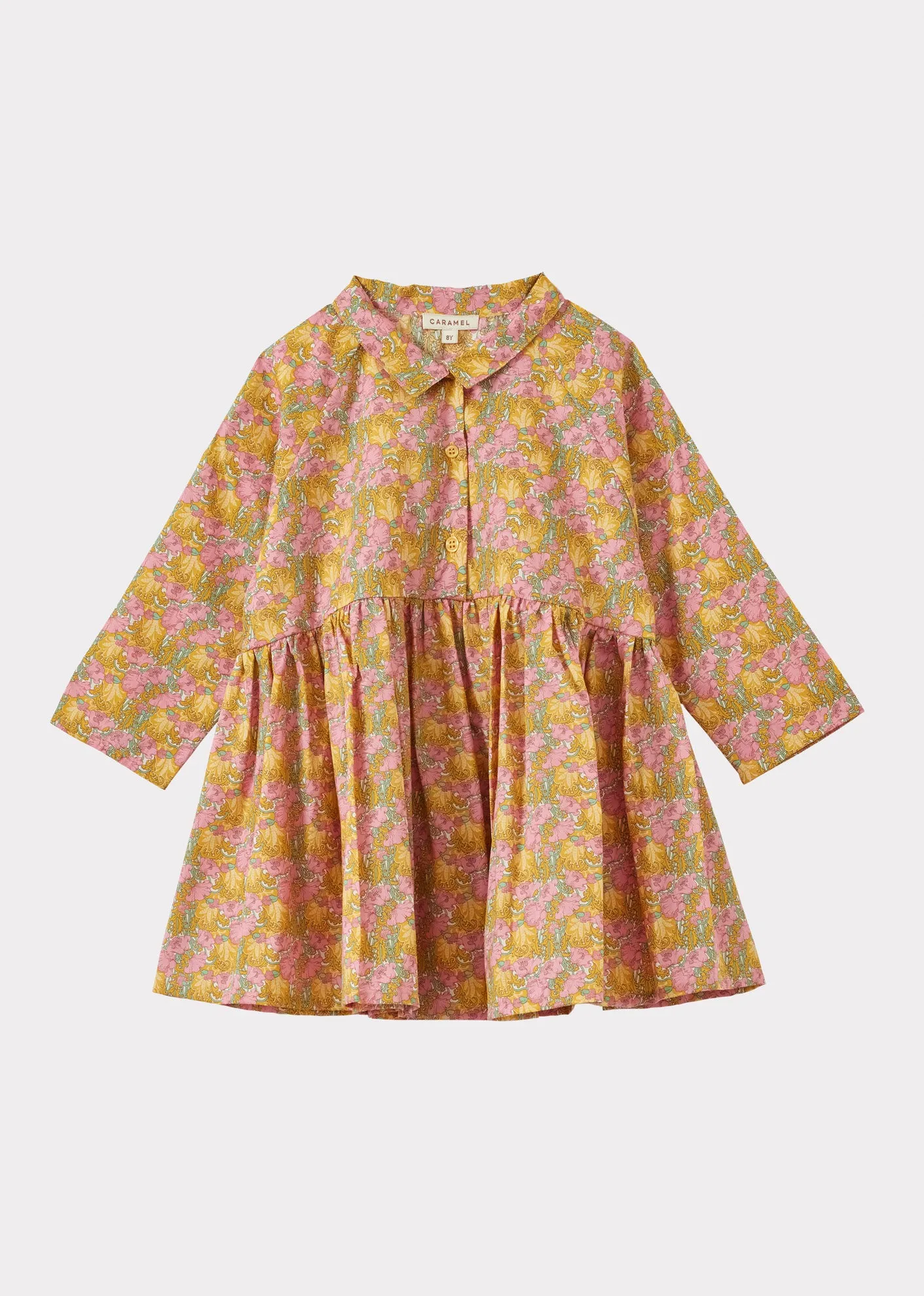 LEMON BALM TOP CHILD - PINK/YELLOW