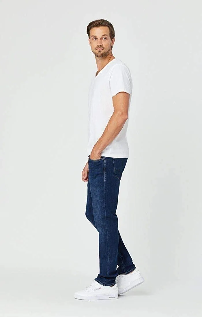 Mavi Men's Matt Size 32/32 Relaxed Fit Dark Feather Blue Straight Leg Jeans