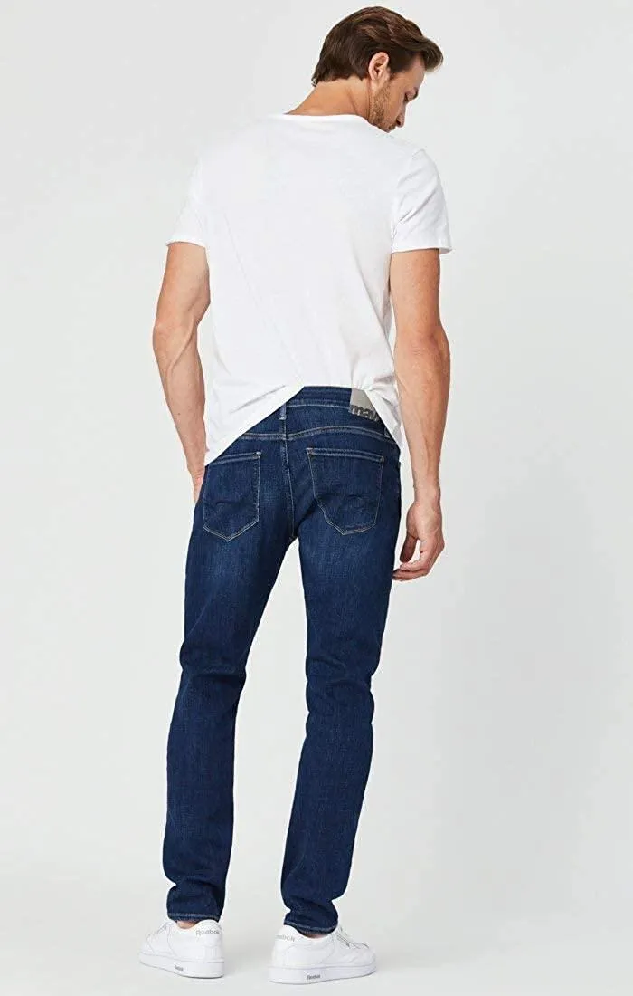 Mavi Men's Matt Size 32/32 Relaxed Fit Dark Feather Blue Straight Leg Jeans