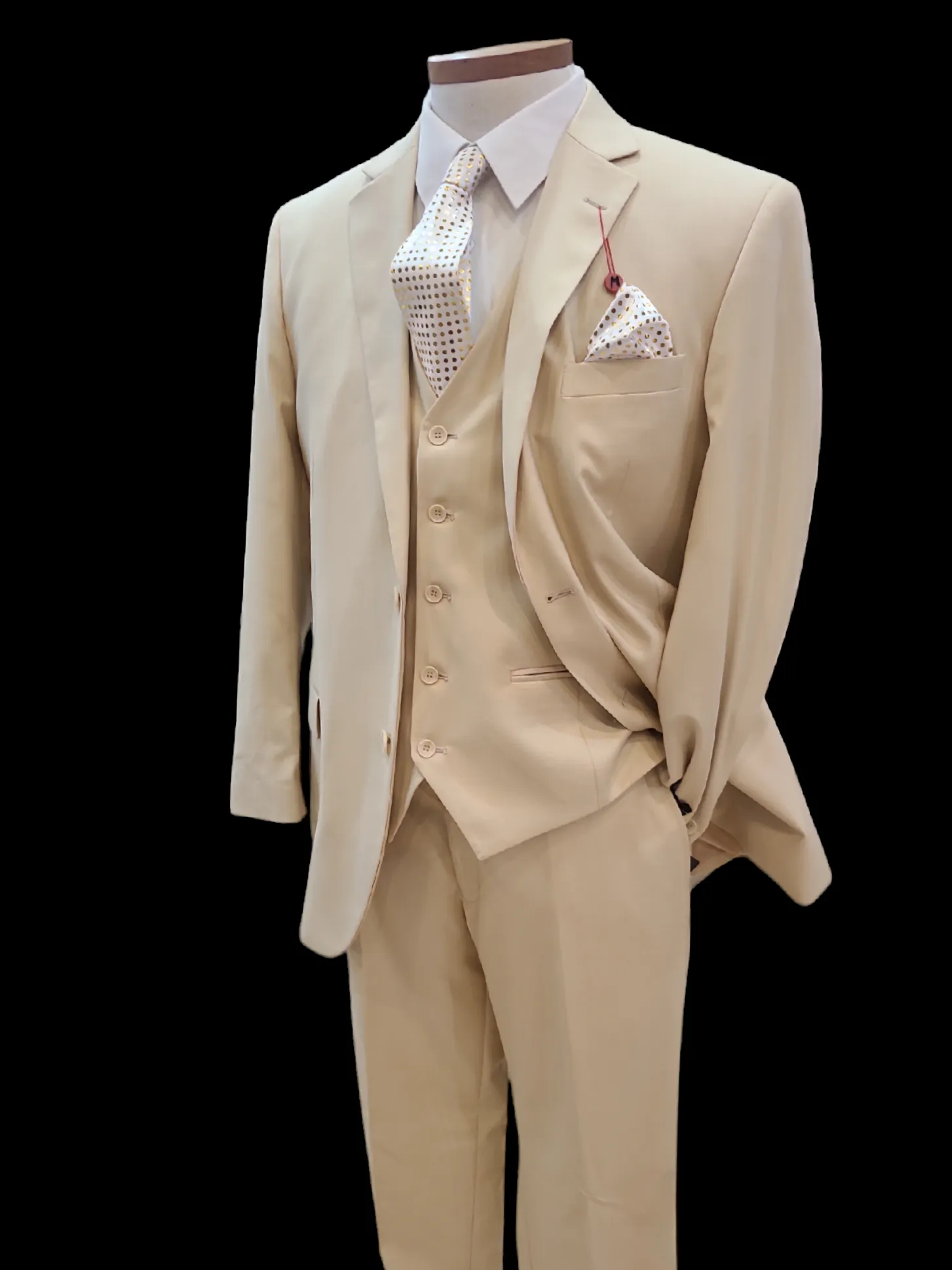 Mazari Three Piece solid suit