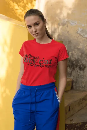 MY CAT LOVES ME T-shirt