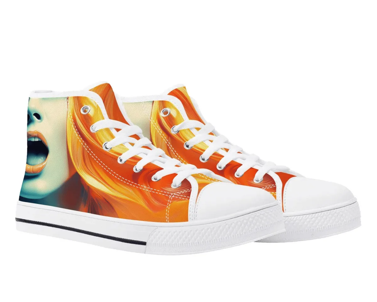 Orange Kiss High Tops