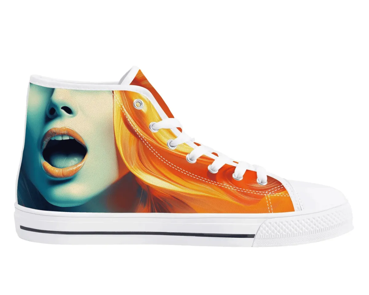 Orange Kiss High Tops