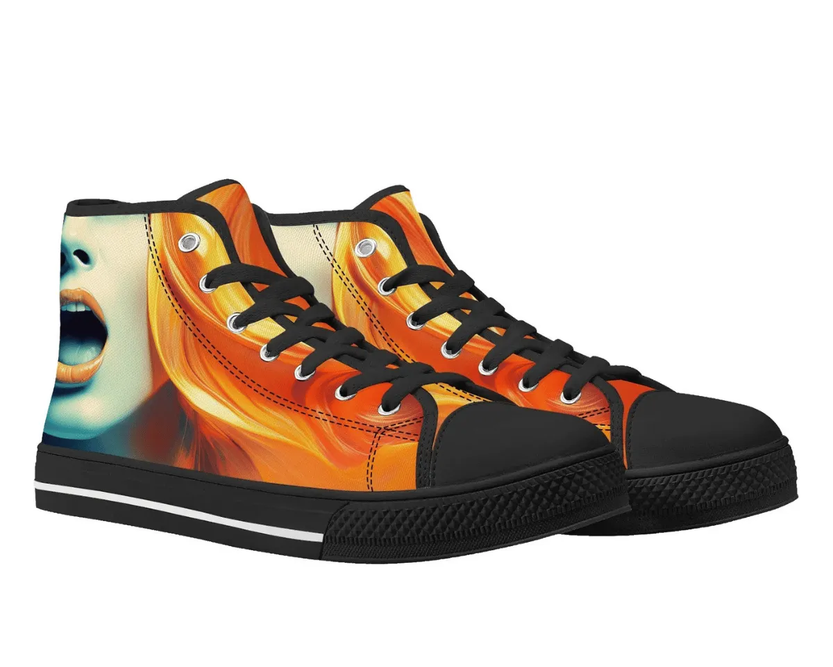 Orange Kiss High Tops