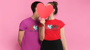 PEACE LOVE VALENTINES T-shirt