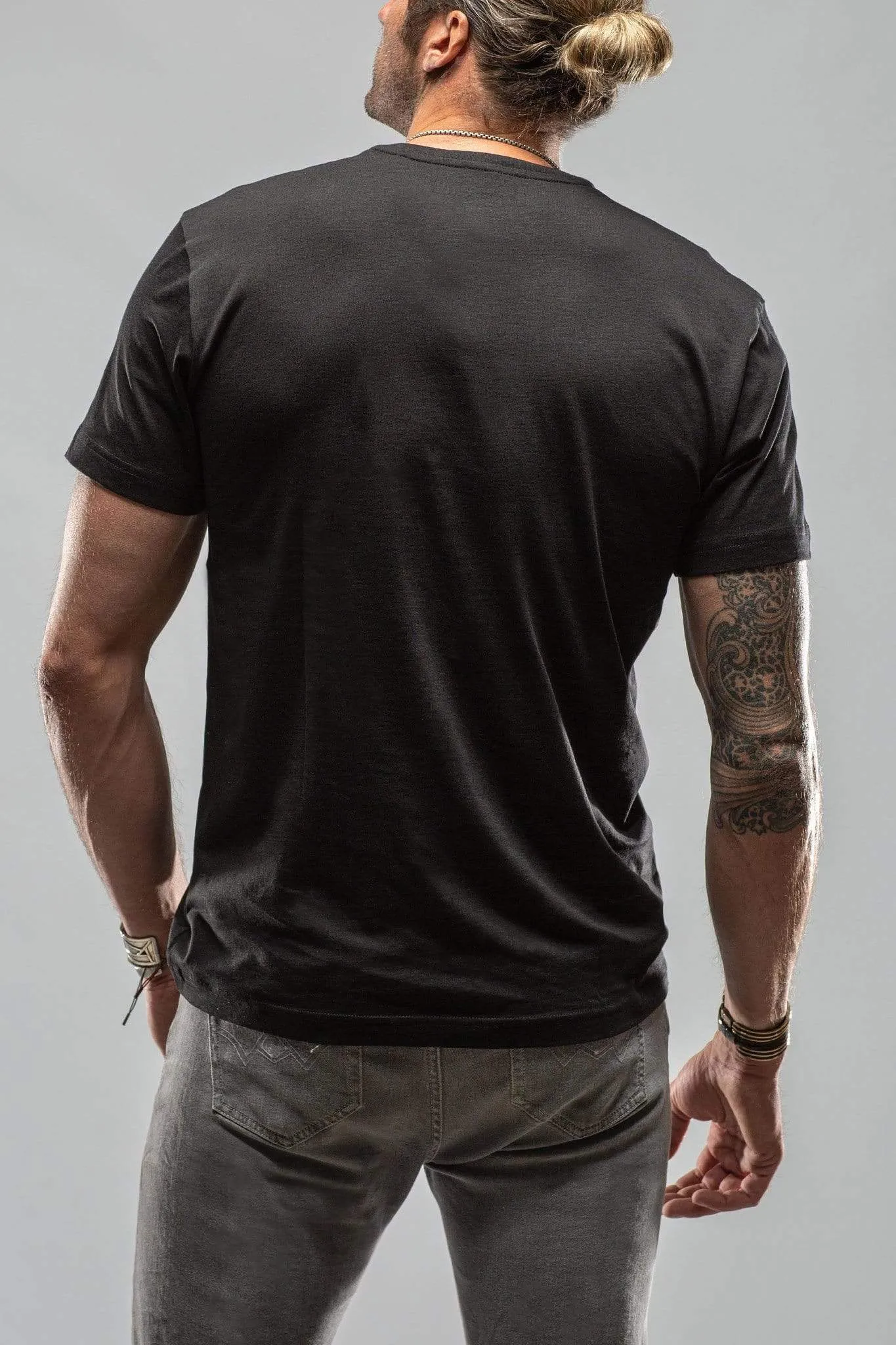 Pismo Cotton Tee In Black