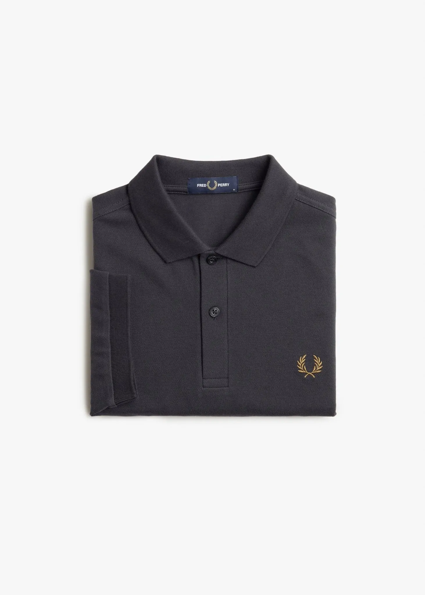 Plain fred perry shirt - anchorgrey