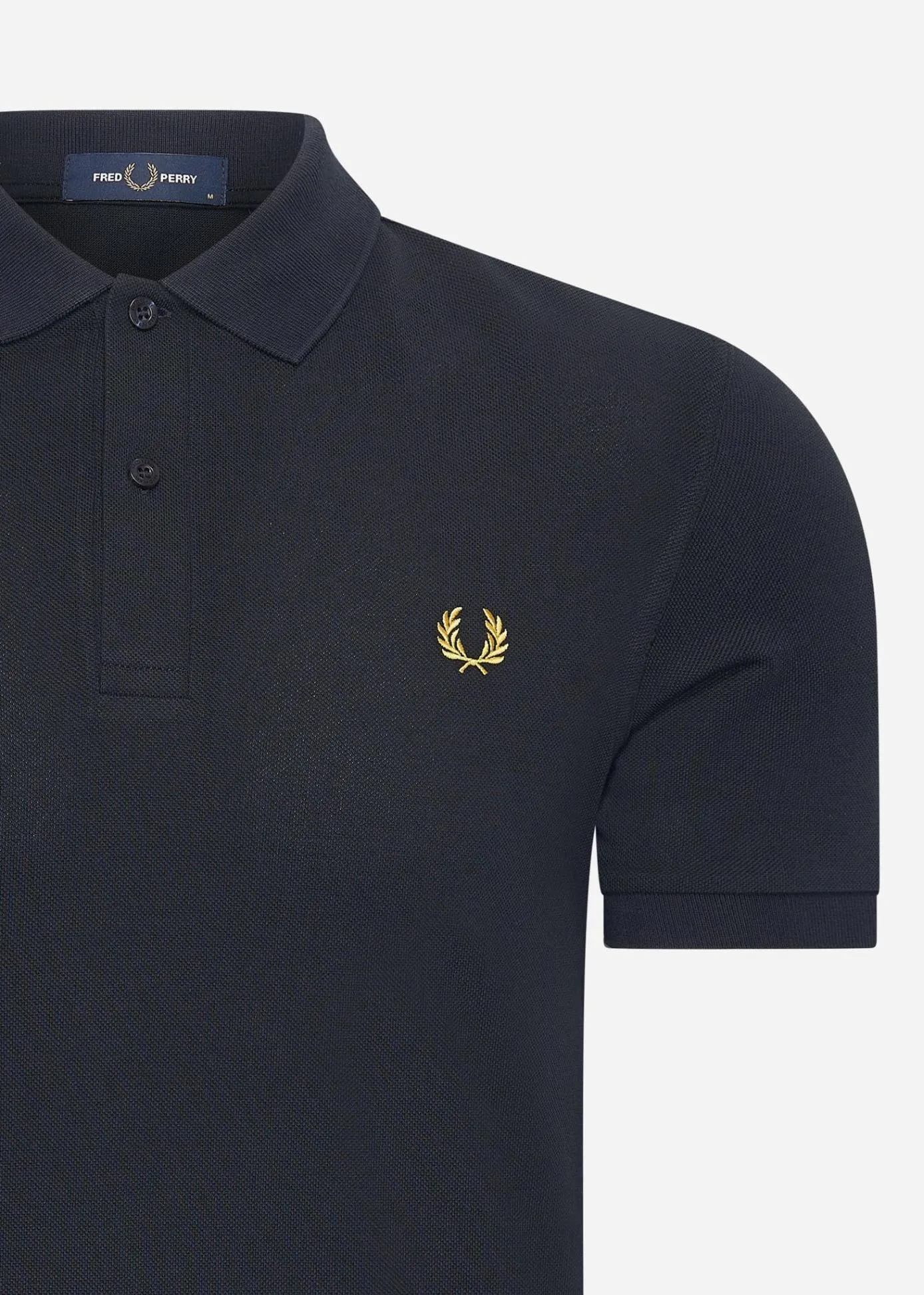 Plain fred perry shirt - navy honeycomb