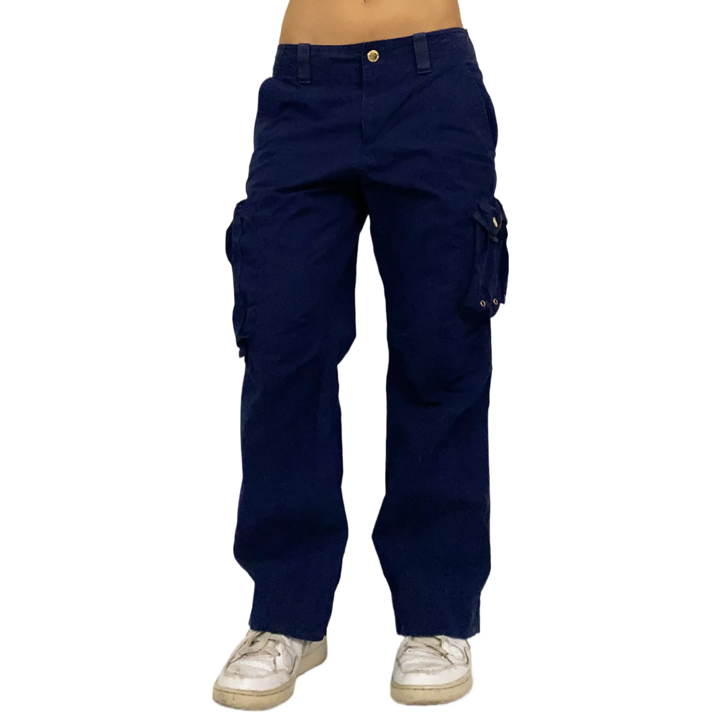 Ralph Lauren Navy Utility Cargos (S Petite)