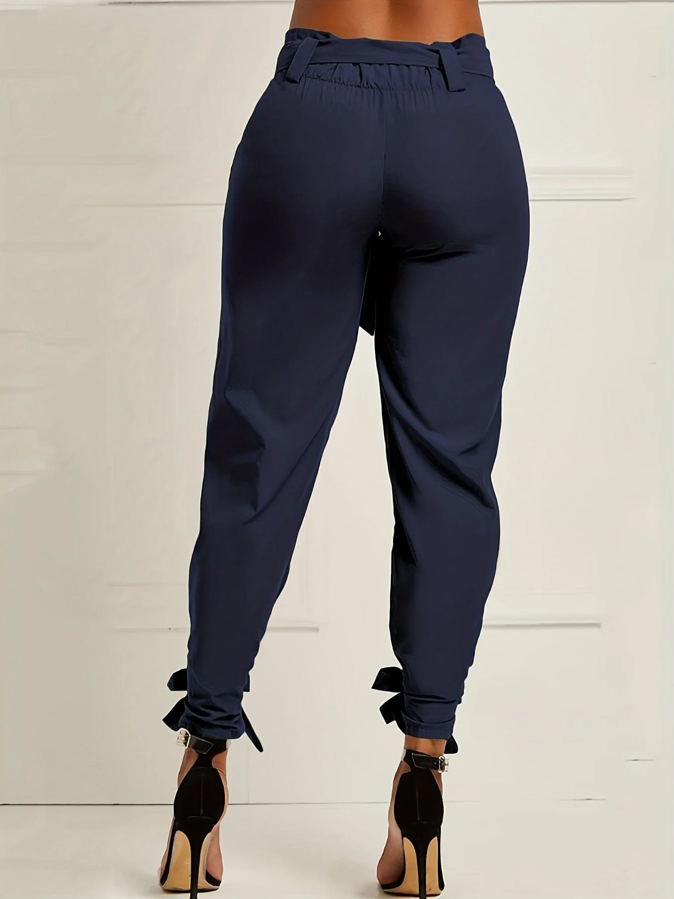Relaxed-Fit Bow Knot Pants