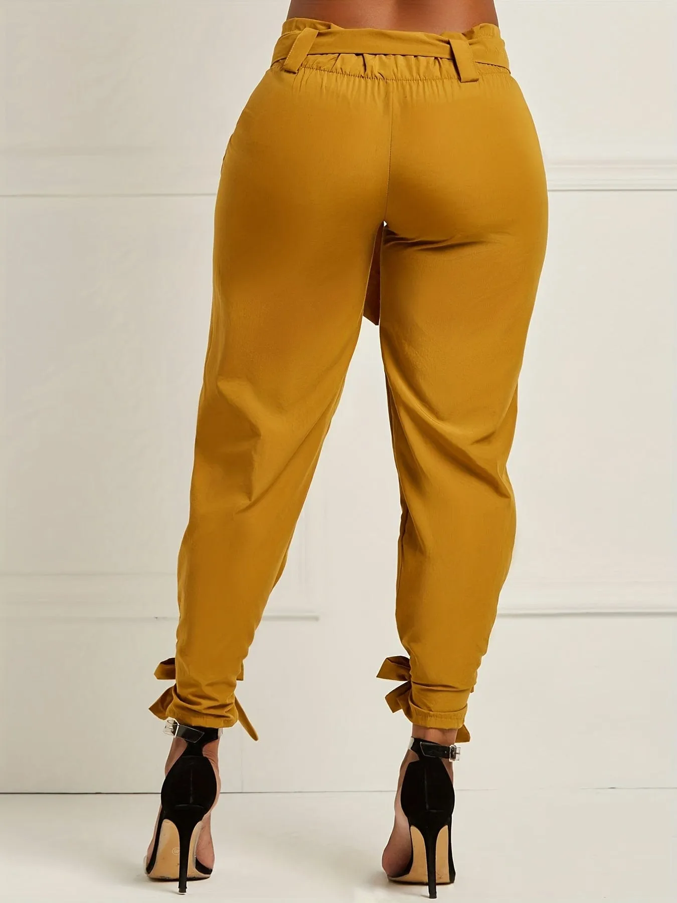 Relaxed-Fit Bow Knot Pants