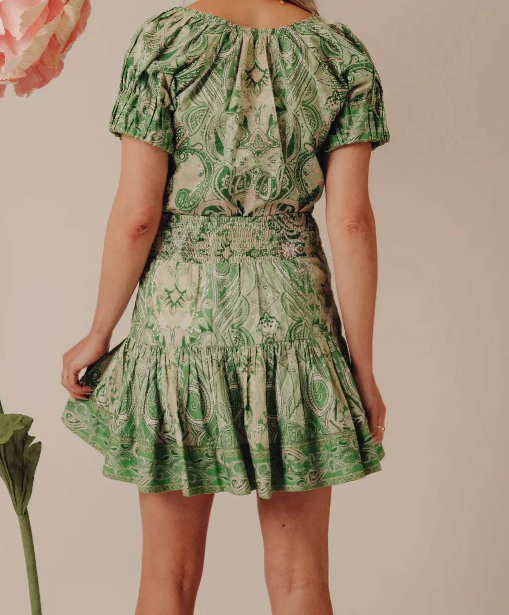 Ruby Skirt | Mason Paisley Green