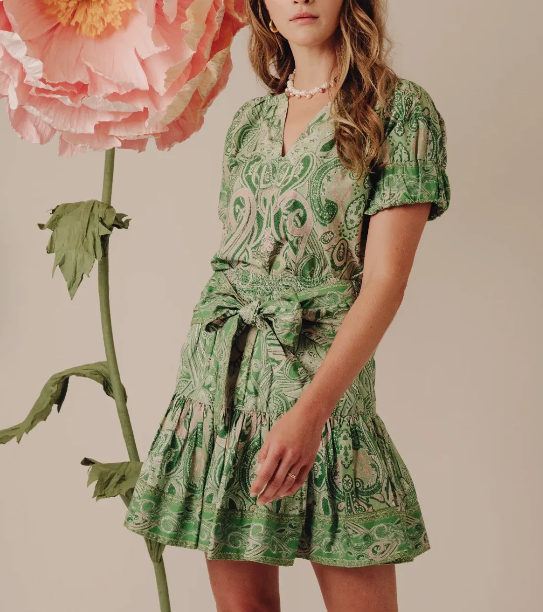 Ruby Skirt | Mason Paisley Green